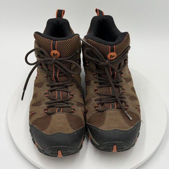 Merrell Mens Deverta Mid Vent J375804C Brown Waterproof Hiking Boot Size 10 - Picture 3 of 8